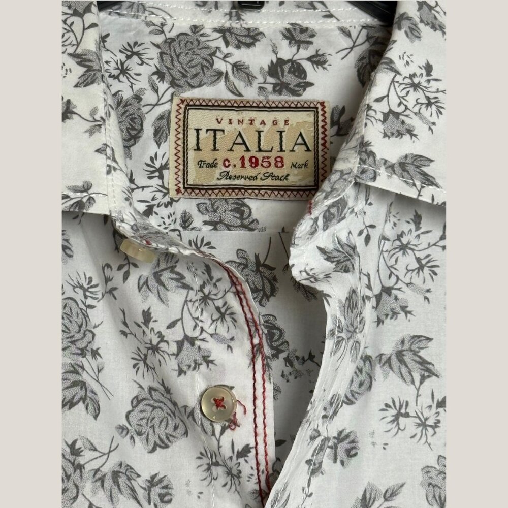 Men's Floral Print Italia Shirt
